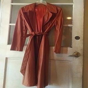 Vintage 3/4 Leather Coat